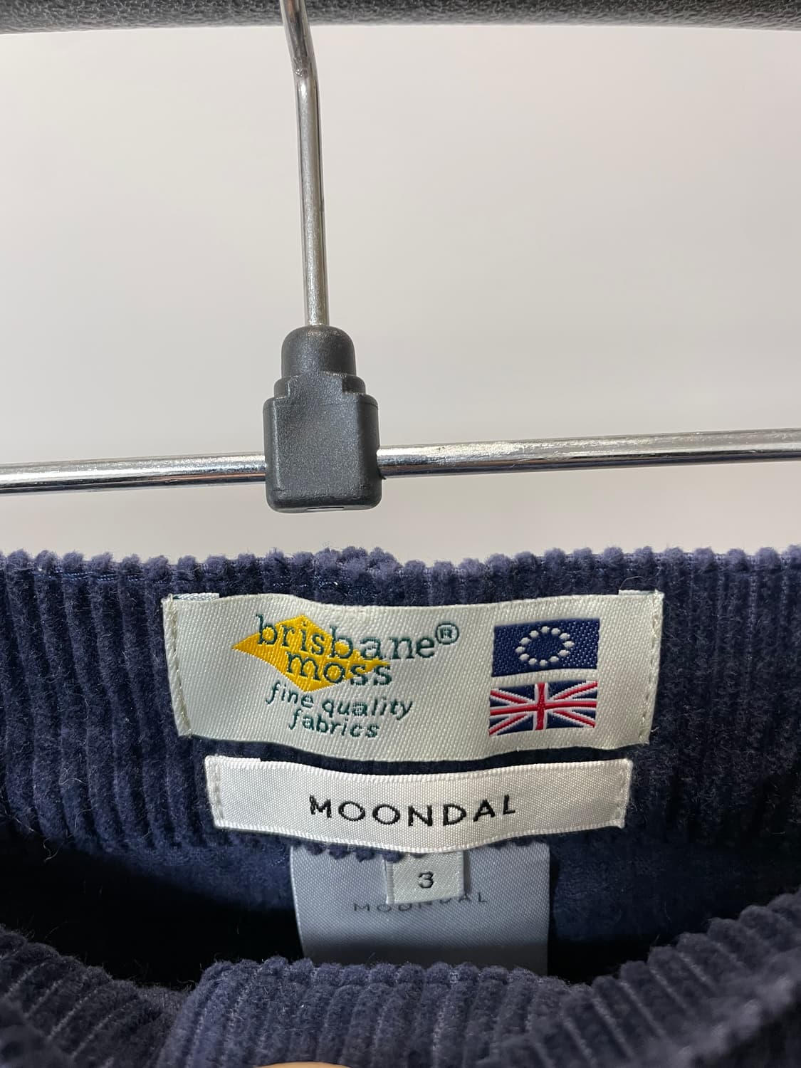 (3) moodal 문달 프렌치 네이비 코듀로이 팬츠 상품이미지5