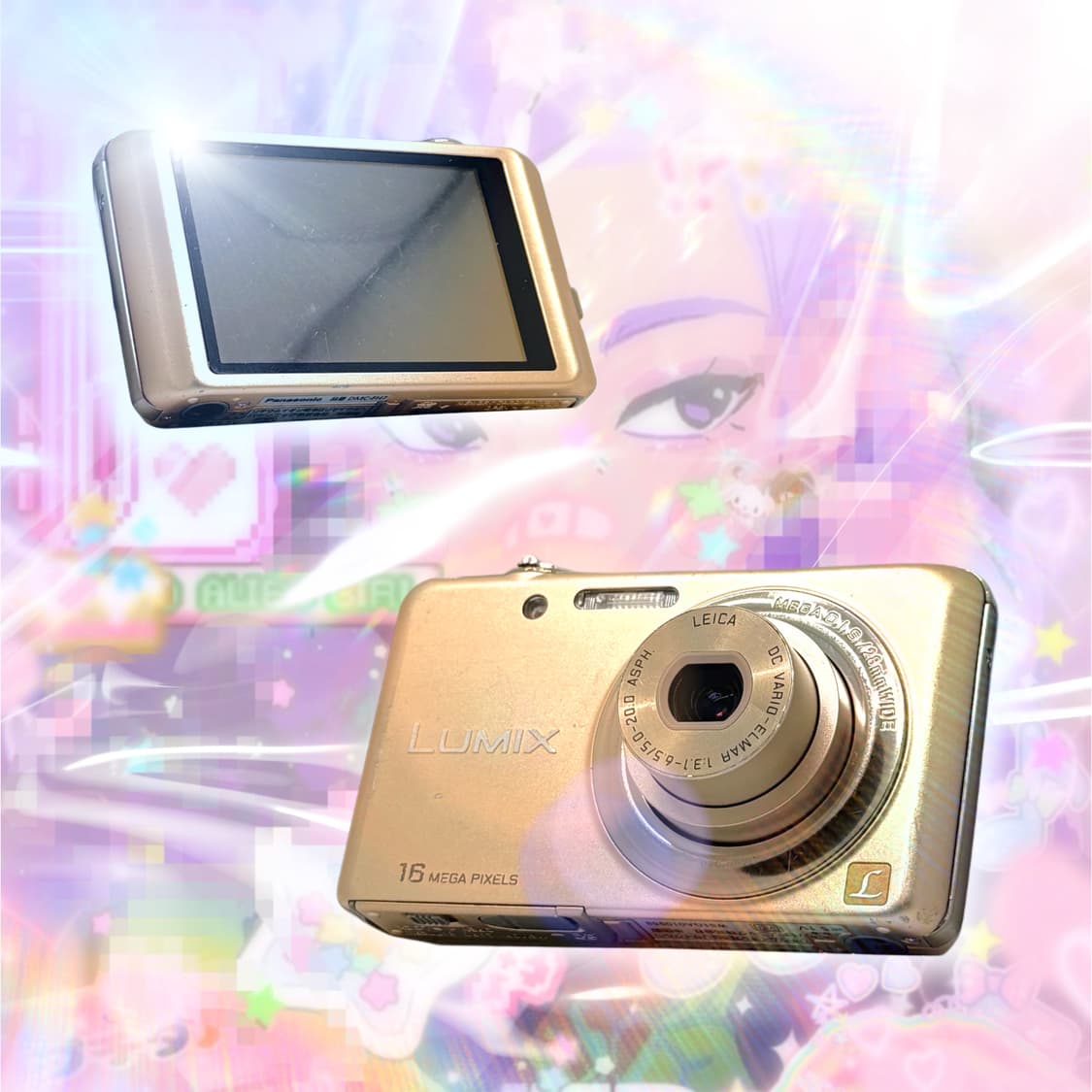 [라이카&뽀용!] 파나소닉 루믹스 DMC-FH7 골드 디지털카메라 상품이미지1