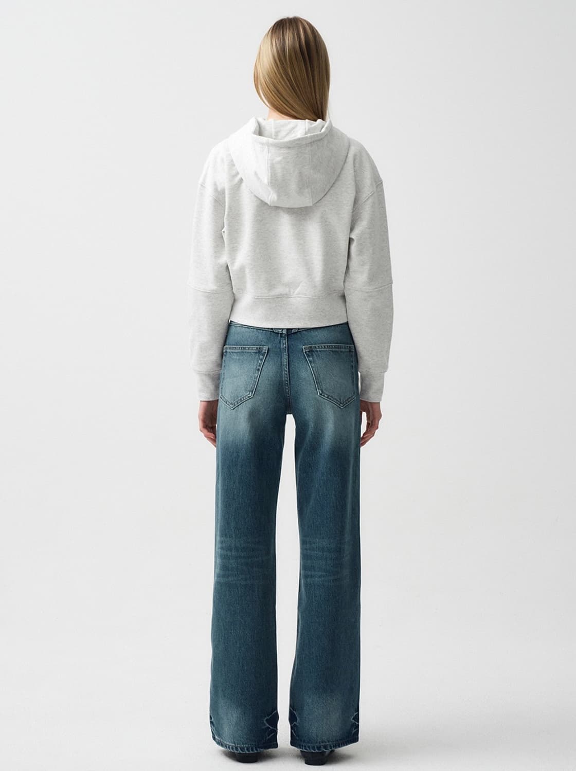 마리떼 프랑소와 저버 클래식 로고 크롭 후드집업 M 상품이미지6