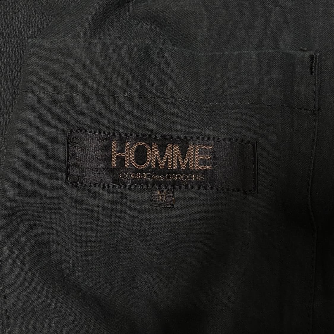 [M] 80‘s 꼼데가르송 옴므 (데카 옴므) 코튼 재킷 상품이미지8