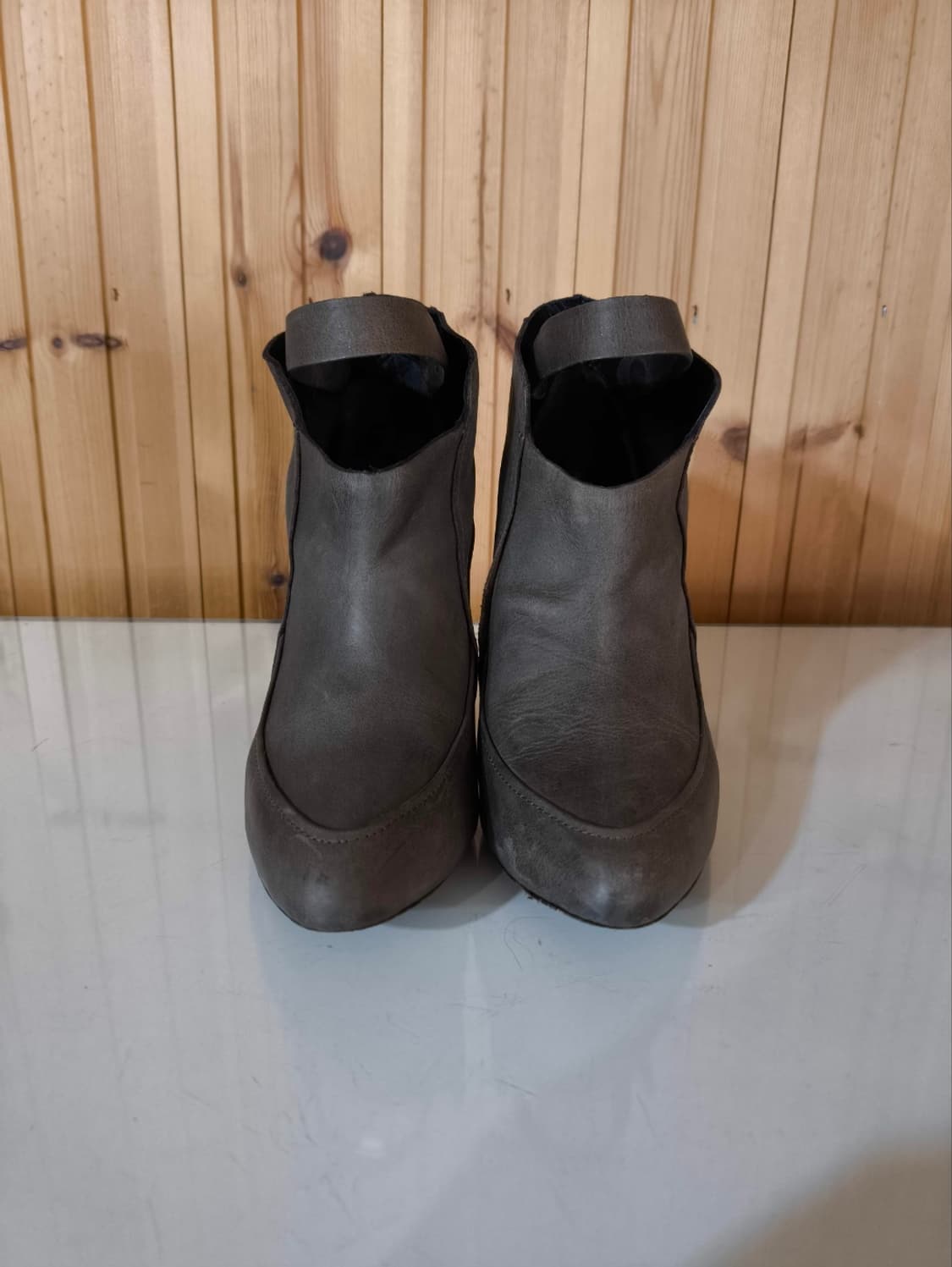 240mm 타임 앵클부츠 가죽 상품이미지5