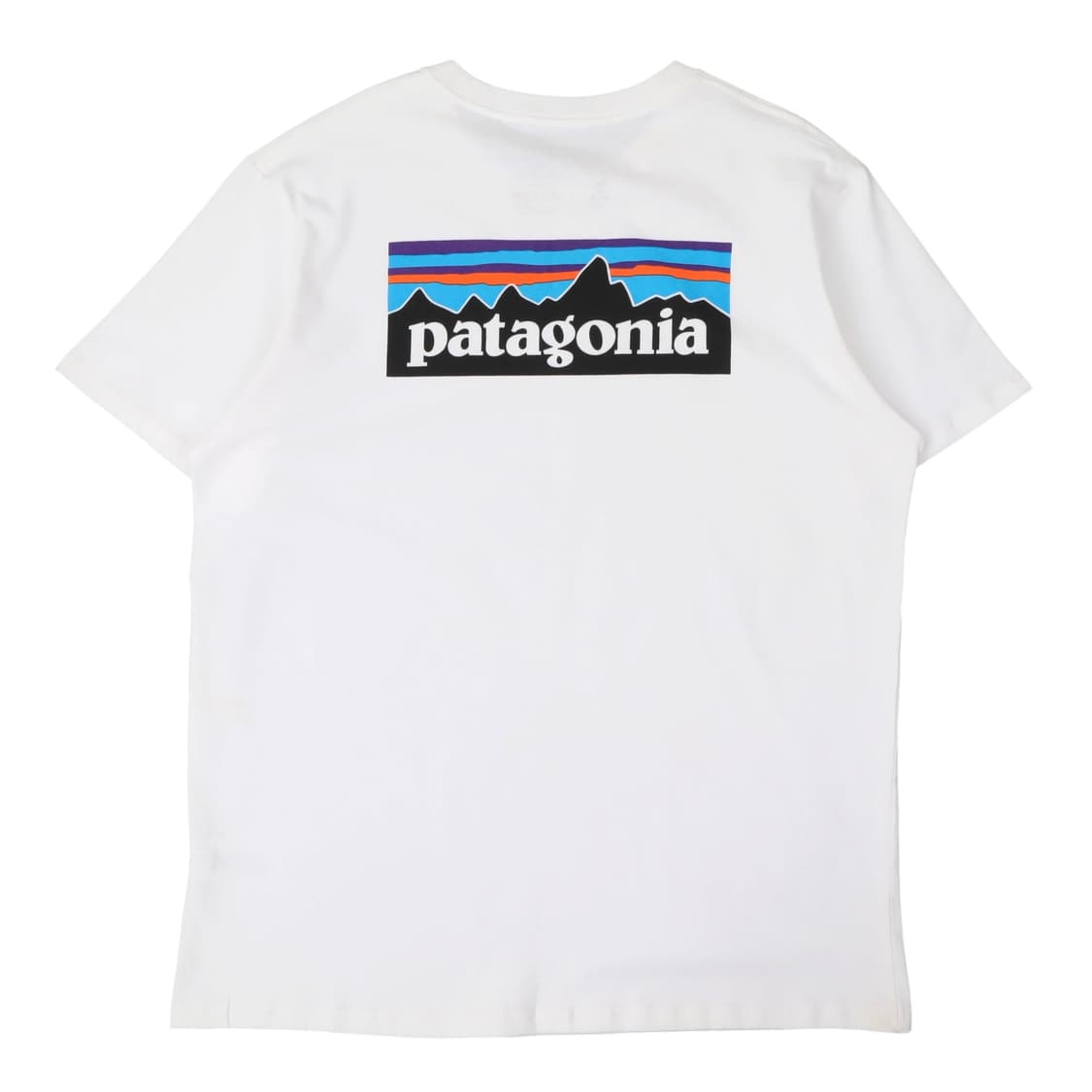 파타고니아 화이트 웨이브 로고 티셔츠 상품이미지1
