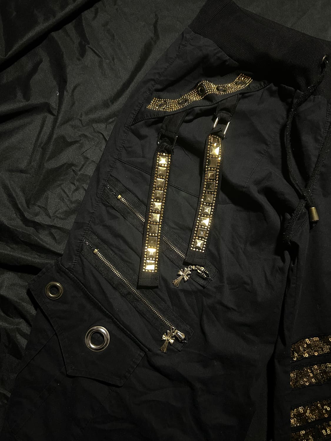 gold spangle detailed dipp pants 상품이미지2