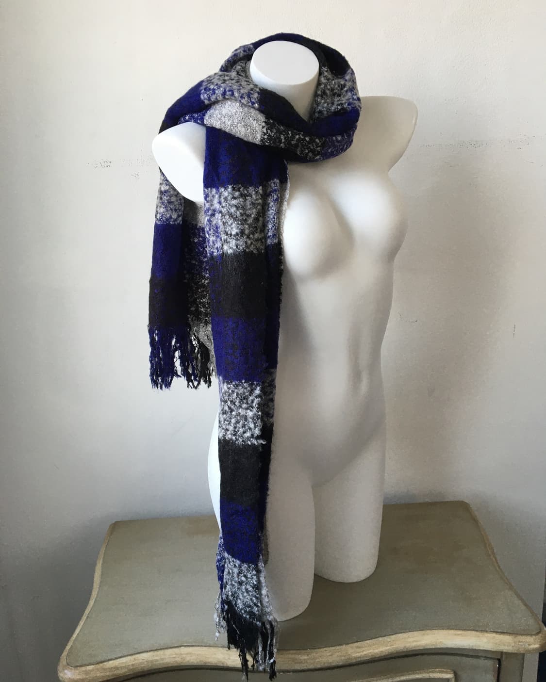  check pattern muffler 상품이미지1