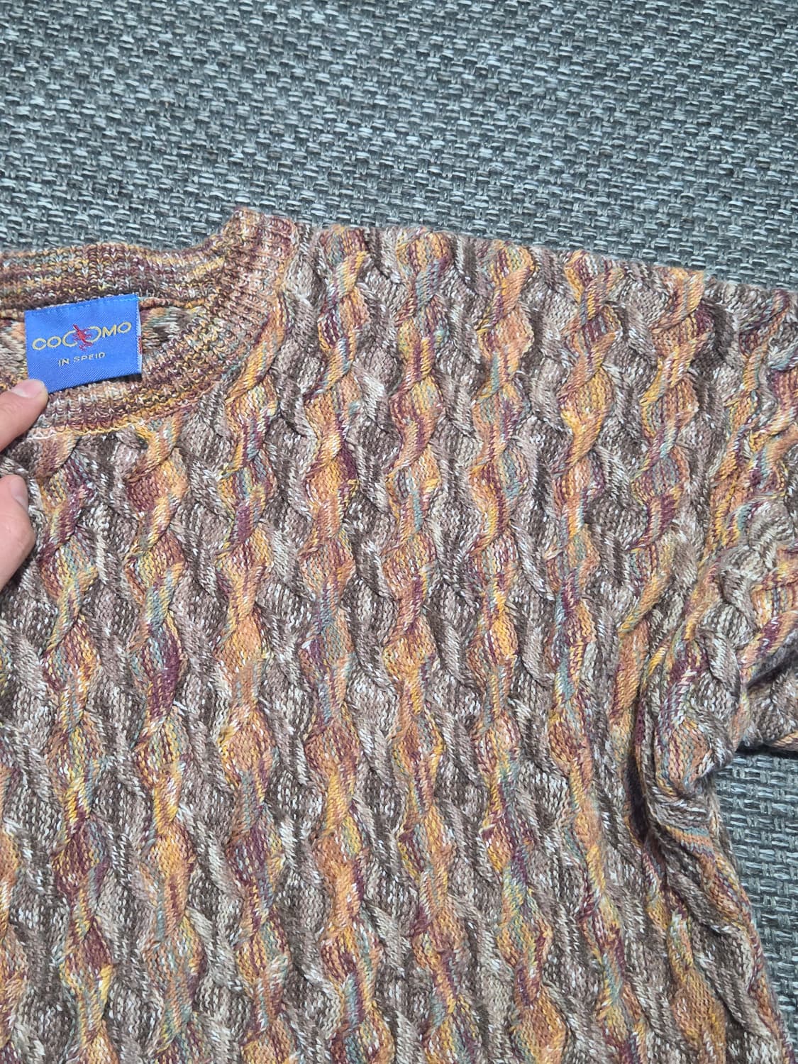 COCOMO 케이블 니트 상품이미지2