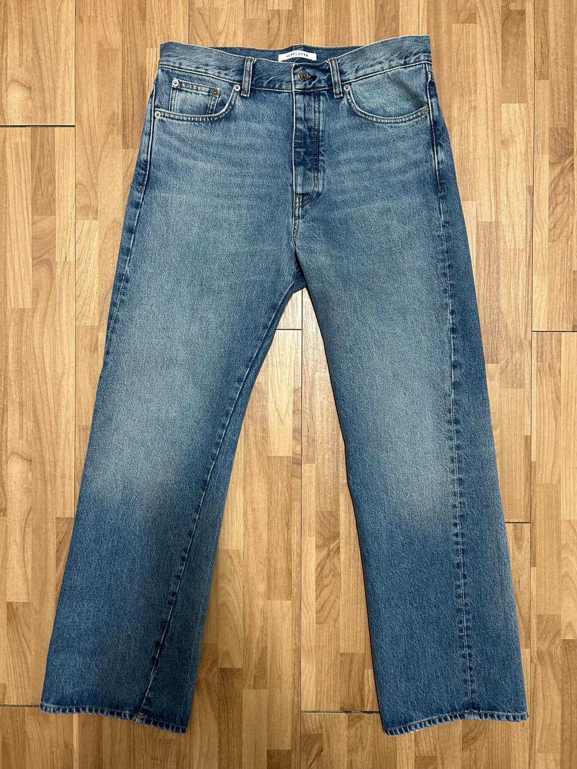 선플라워 스트레이트 트위스트 진 내츄럴 빈티지 32x30 상품이미지2