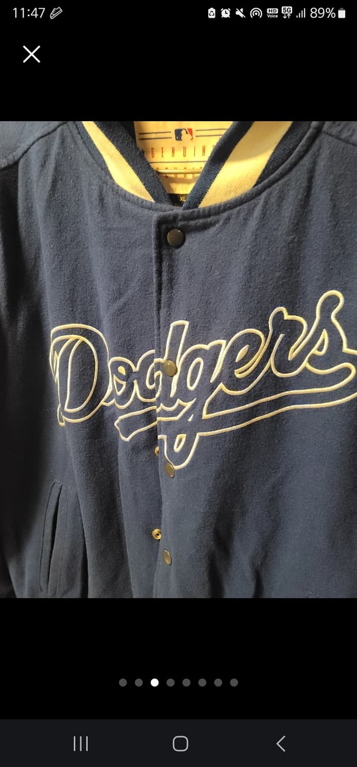 LA 다저스 블루 야구 점퍼 스타디움 마제스틱 바시티 XL 스타장 L 상품이미지4