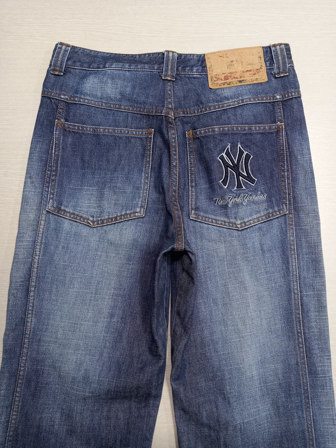 29 03's 공식 MLB YANKEES 워싱 데님팬츠 29-546 상품이미지4