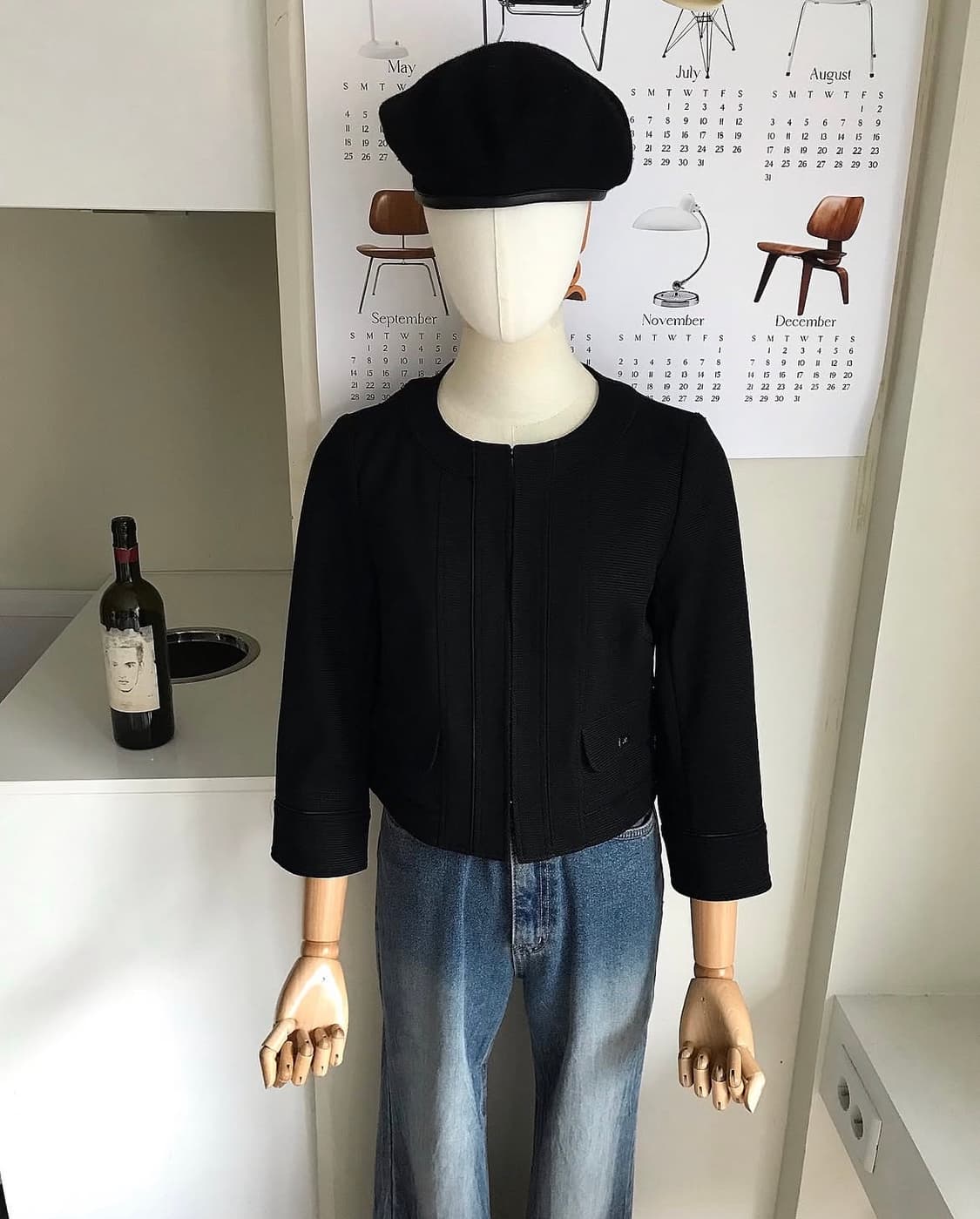 꾸레쥬 은장 라운드 크롭 트위드 자켓 상품이미지8