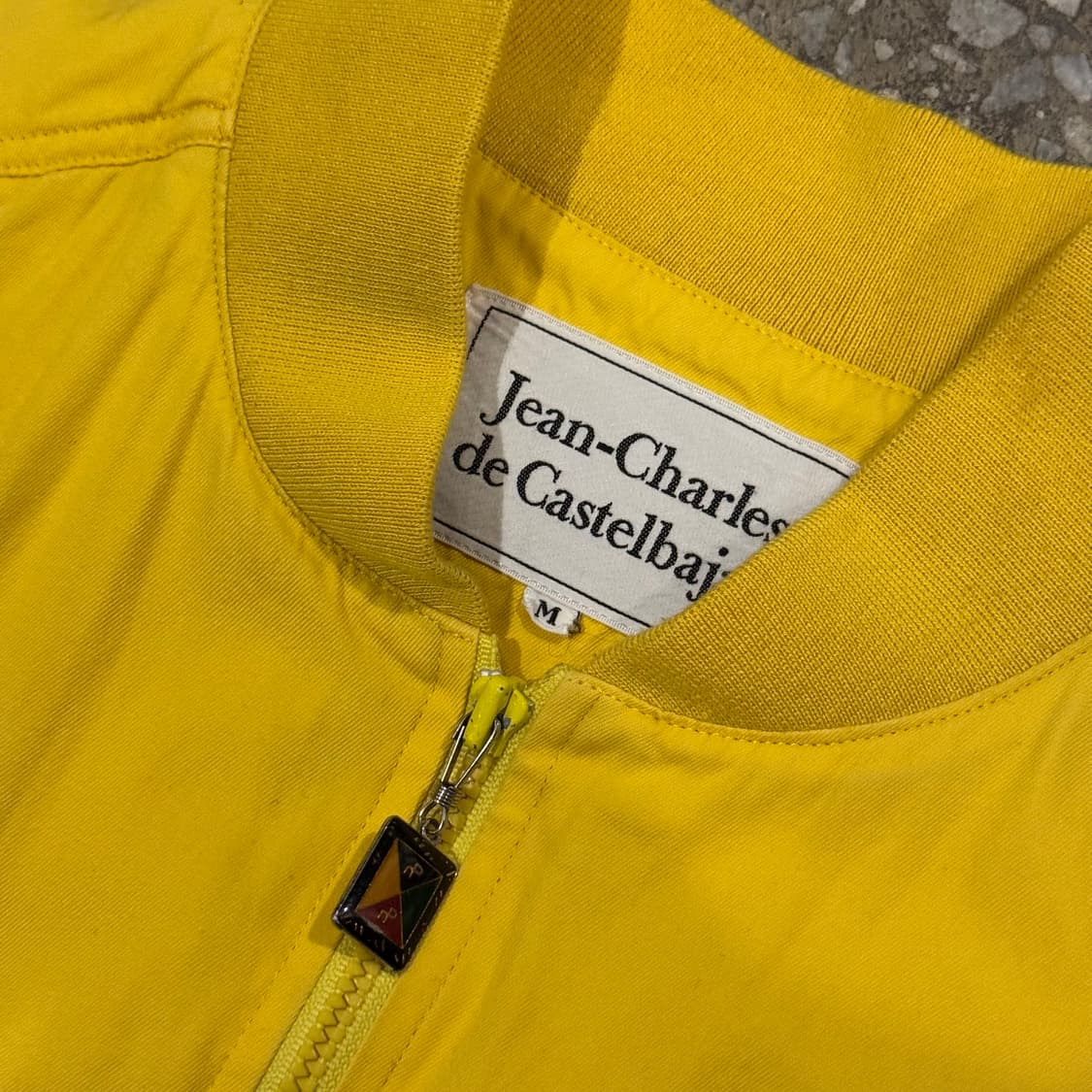 까스텔바작 옐로우 빈티지 자켓 M 상품이미지4
