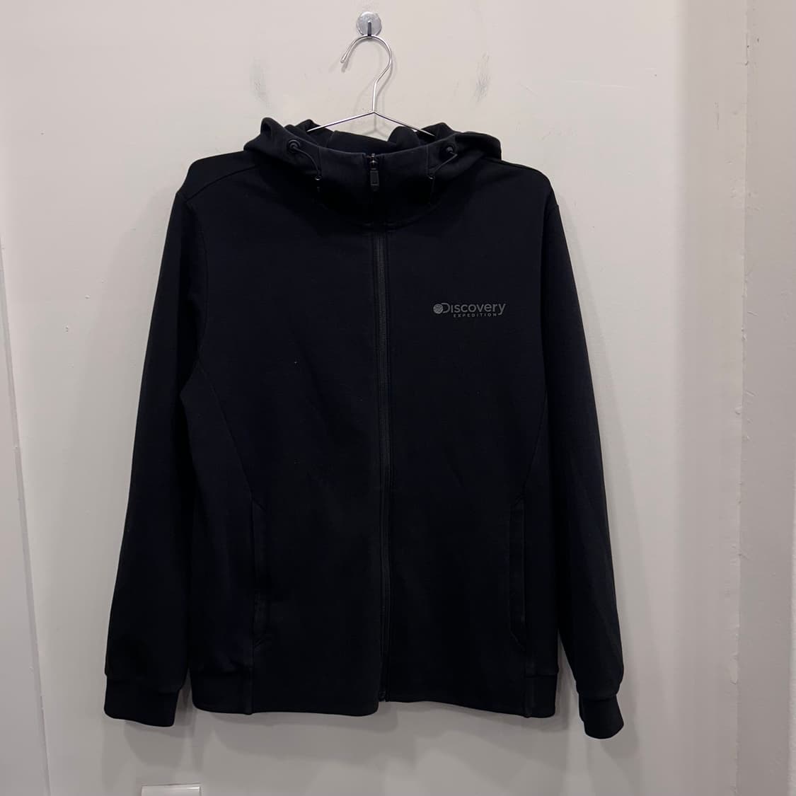 디스커버리 하이넥 코튼 후드집업 상품이미지2