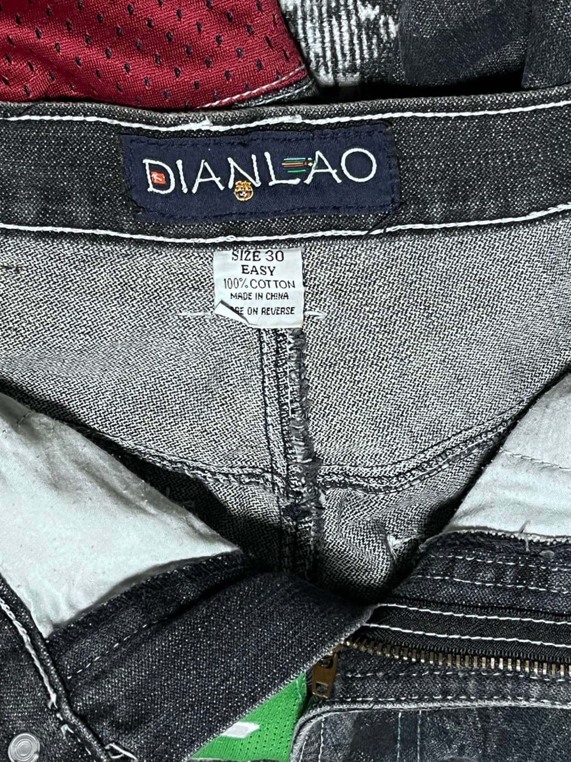 DIANLAO NBA 팀패치 올드스쿨 데님팬츠 30 상품이미지7