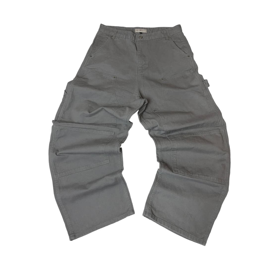 아오이로 커티드 더블니팬츠 그레이 상품이미지1