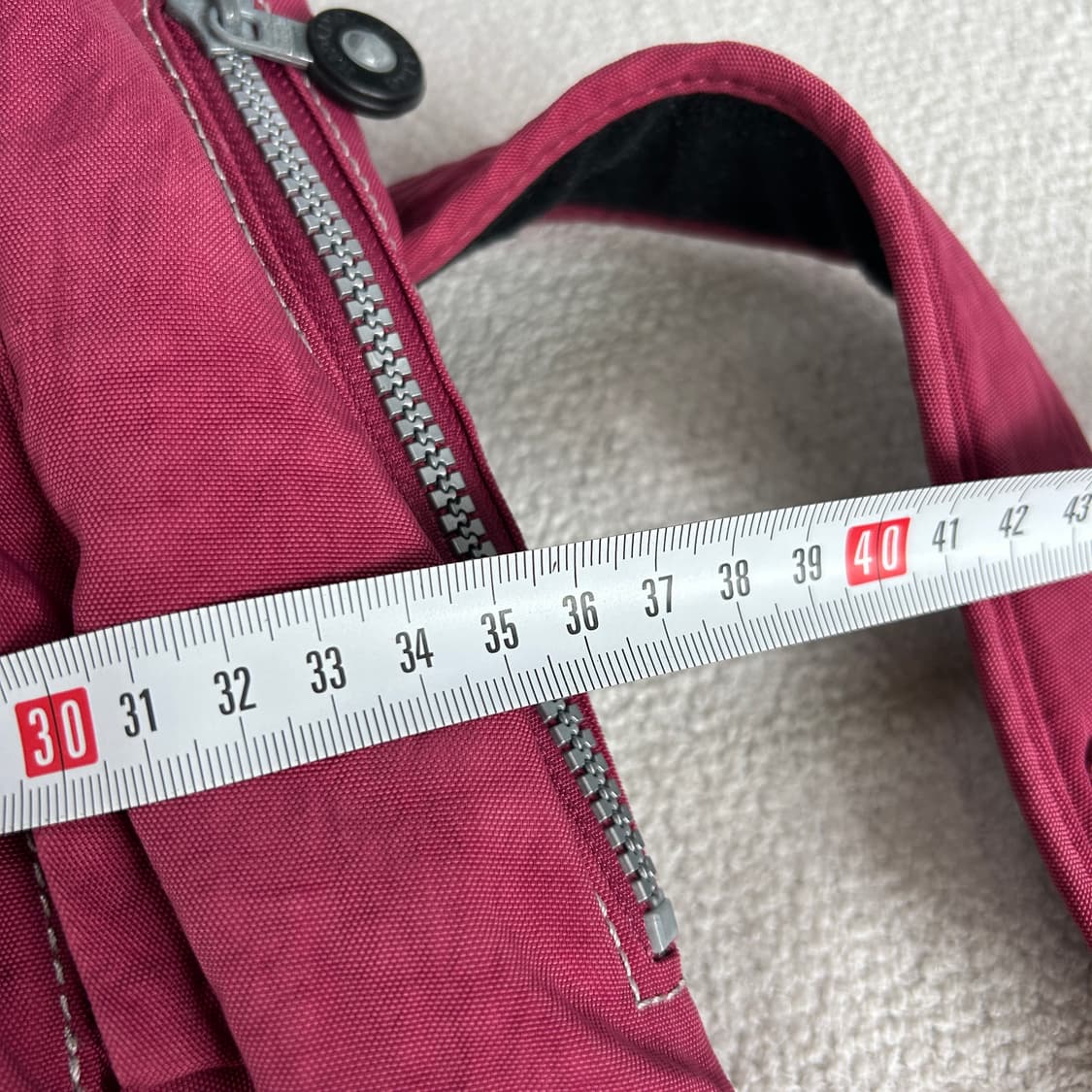 키플링 백팩 버건디 + 키링 인형 상품이미지8