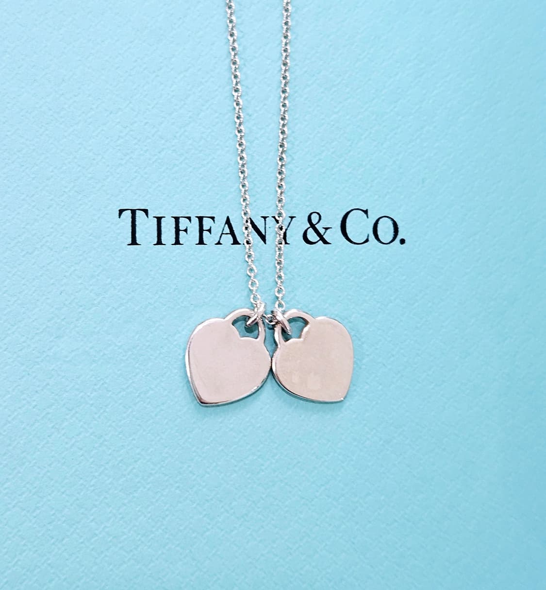 티파니앤코 리턴투 더블 하트 미니 민트 목걸이 [정품/풀구성] 상품이미지2