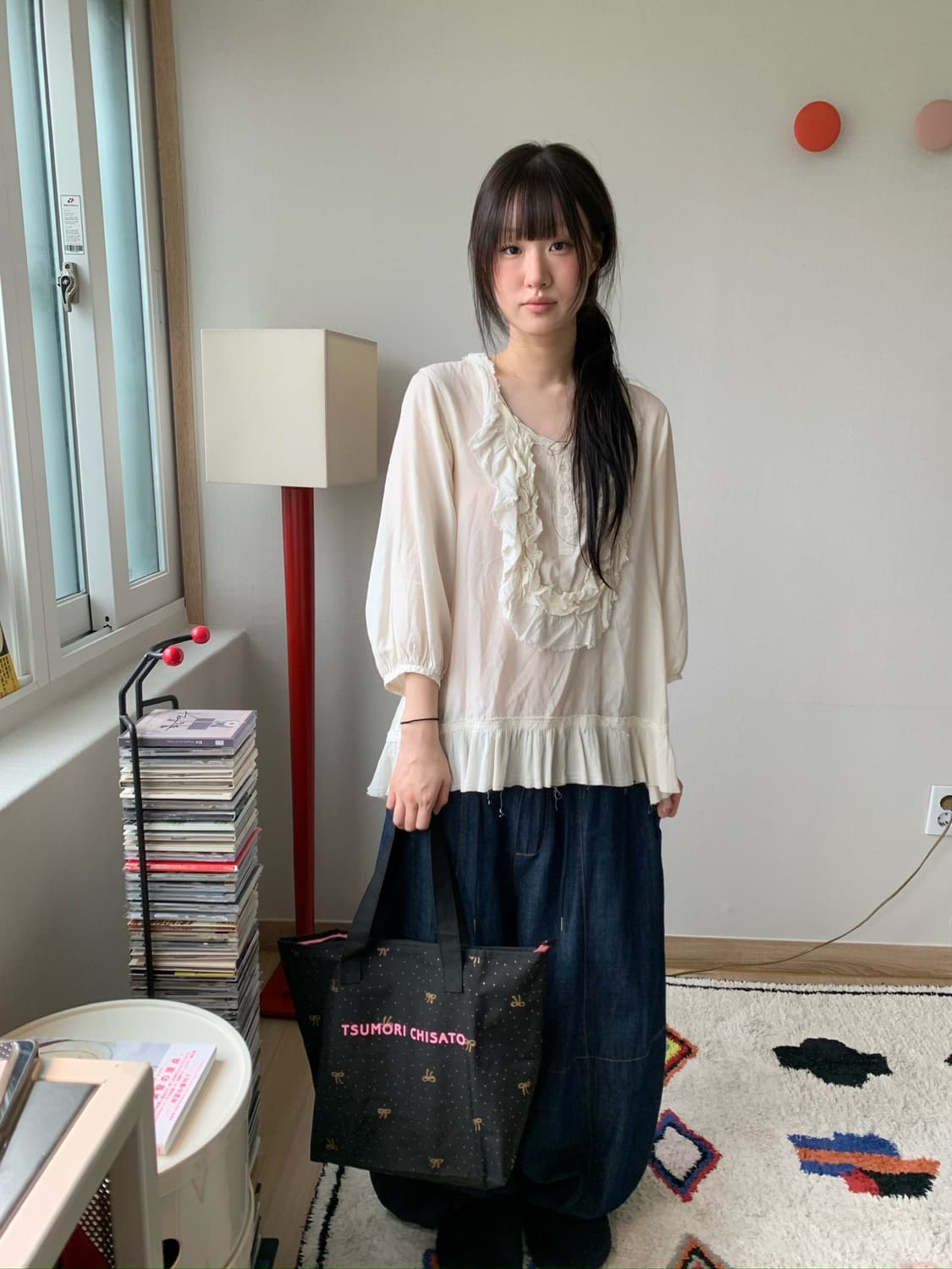 YLTS frill blouse 상품이미지3