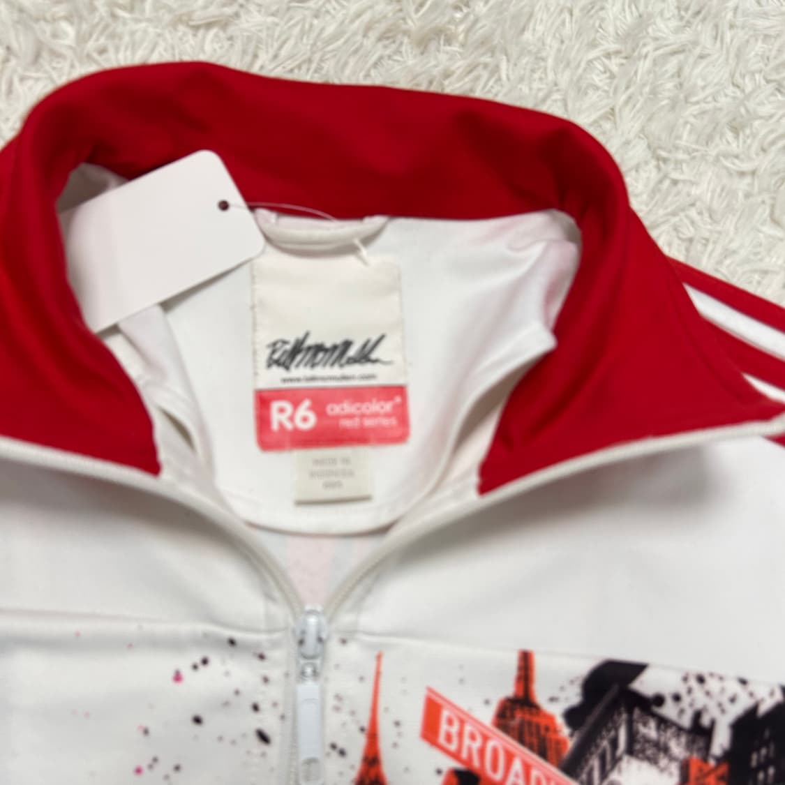 Adidas Manhattan Red & White Jersey 상품이미지8