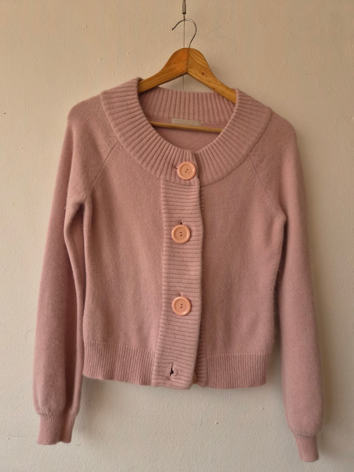 마인 여성 연핑크울100가디건 상품이미지2