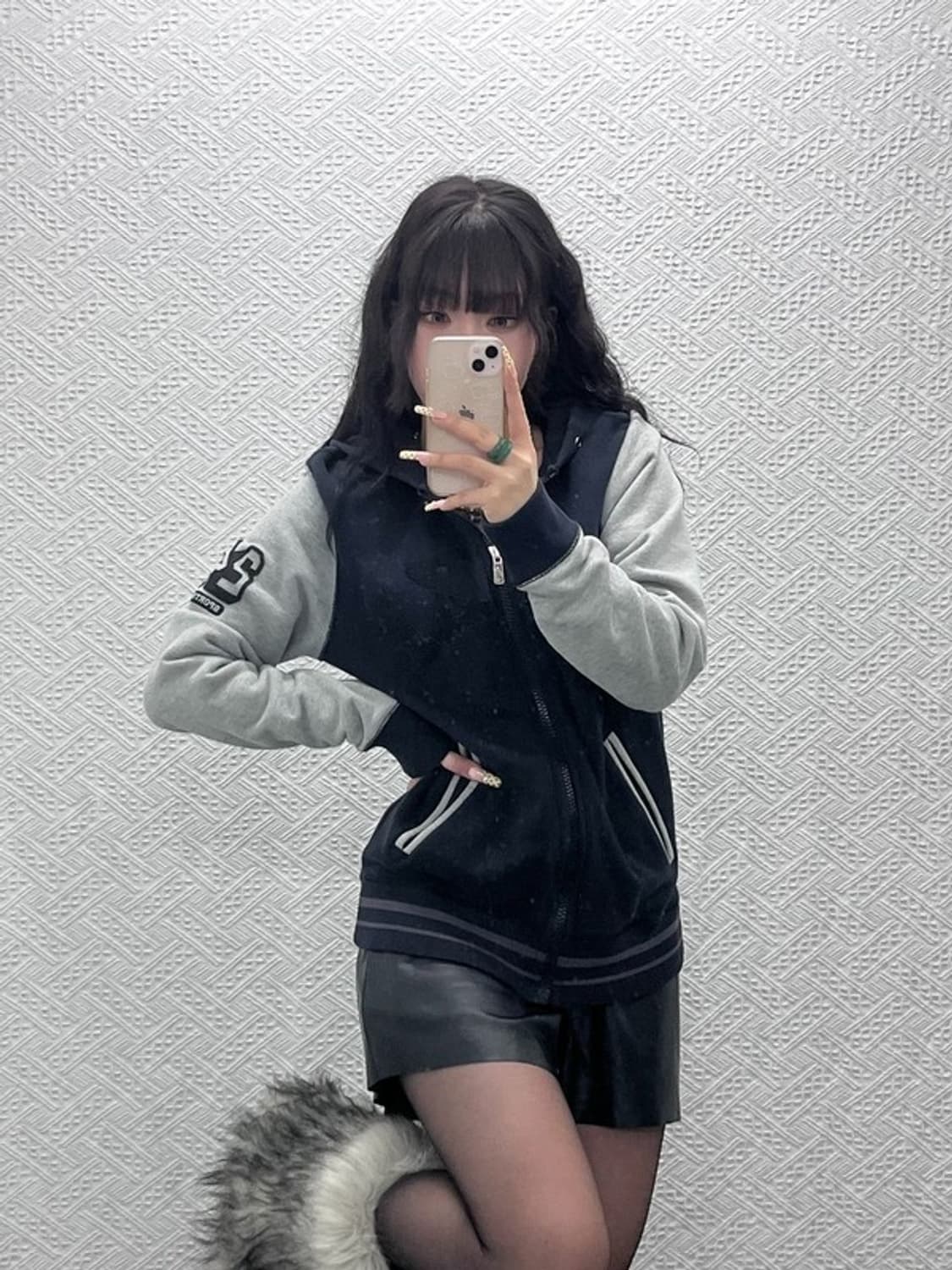 나이키 올드스쿨 스트릿 빈티지 양털로고 후드집업 M C09971 상품이미지1