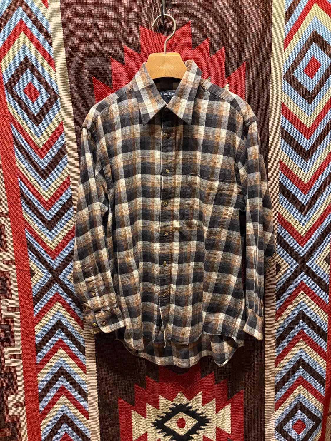 Ombre check shirt / 클래식 옴브레 체크셔츠 상품이미지1