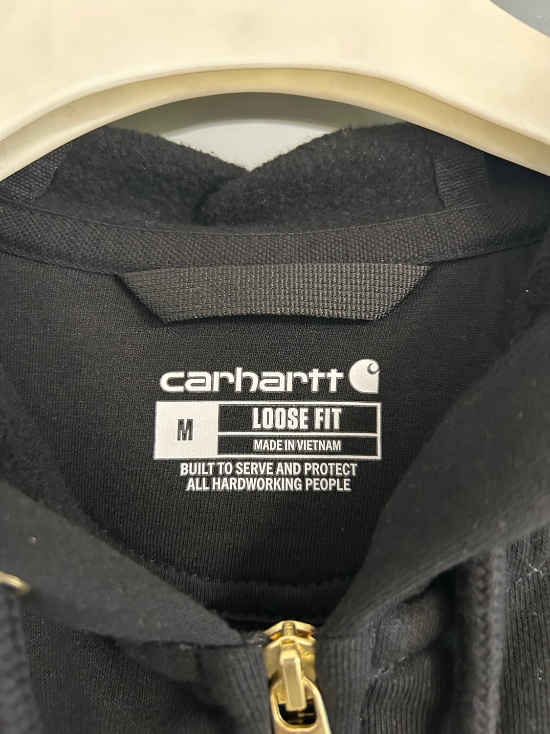 칼하트 루즈 핏 미드웨이트 후드집업 M 사이즈 상품이미지3