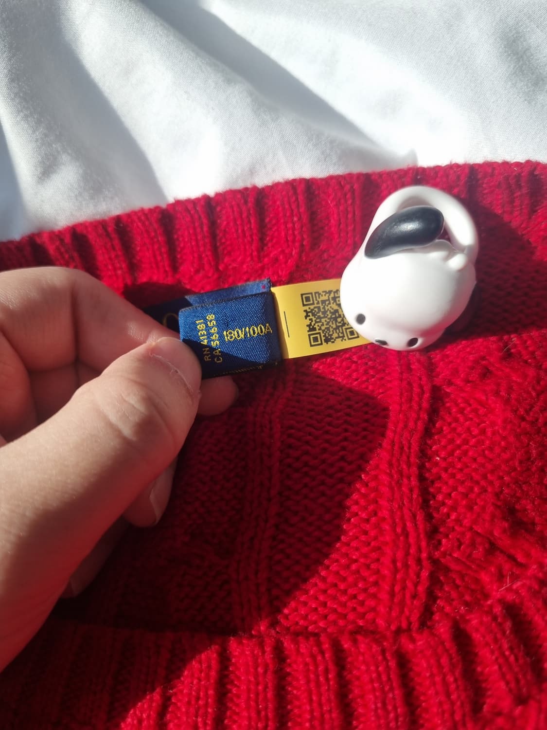 🎄겨울 추천🎄 폴로 니트 레드 상품이미지3