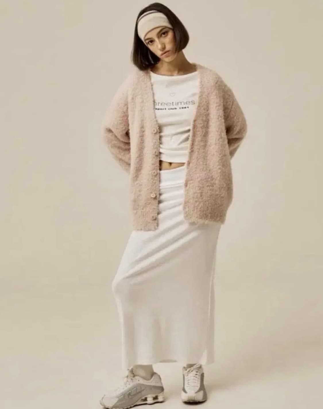 쓰리타임즈 푸들 가디건 상품이미지1