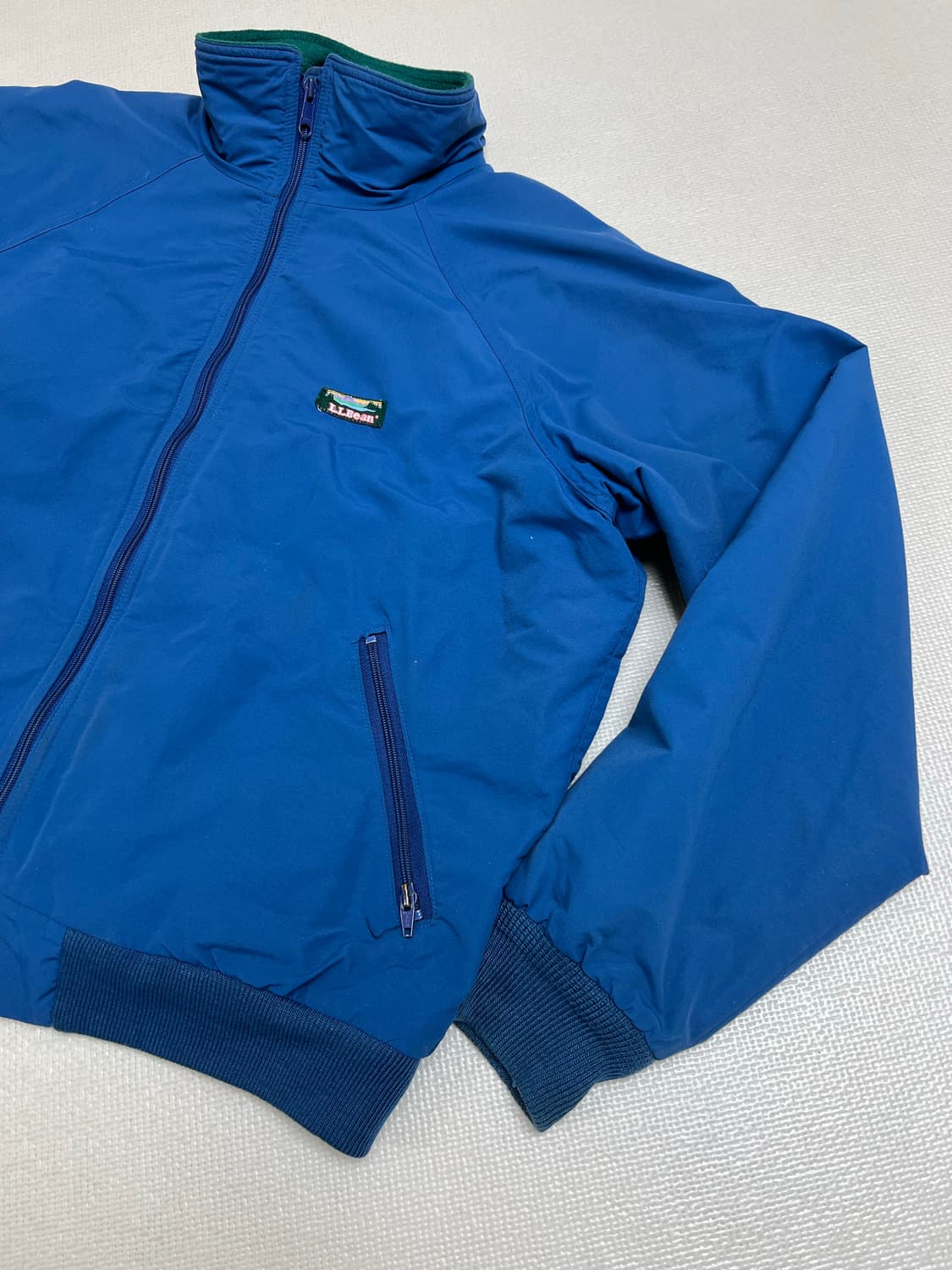 엘엘빈 나일론 웜업자켓 블루/그린 XL사이즈 상품이미지2