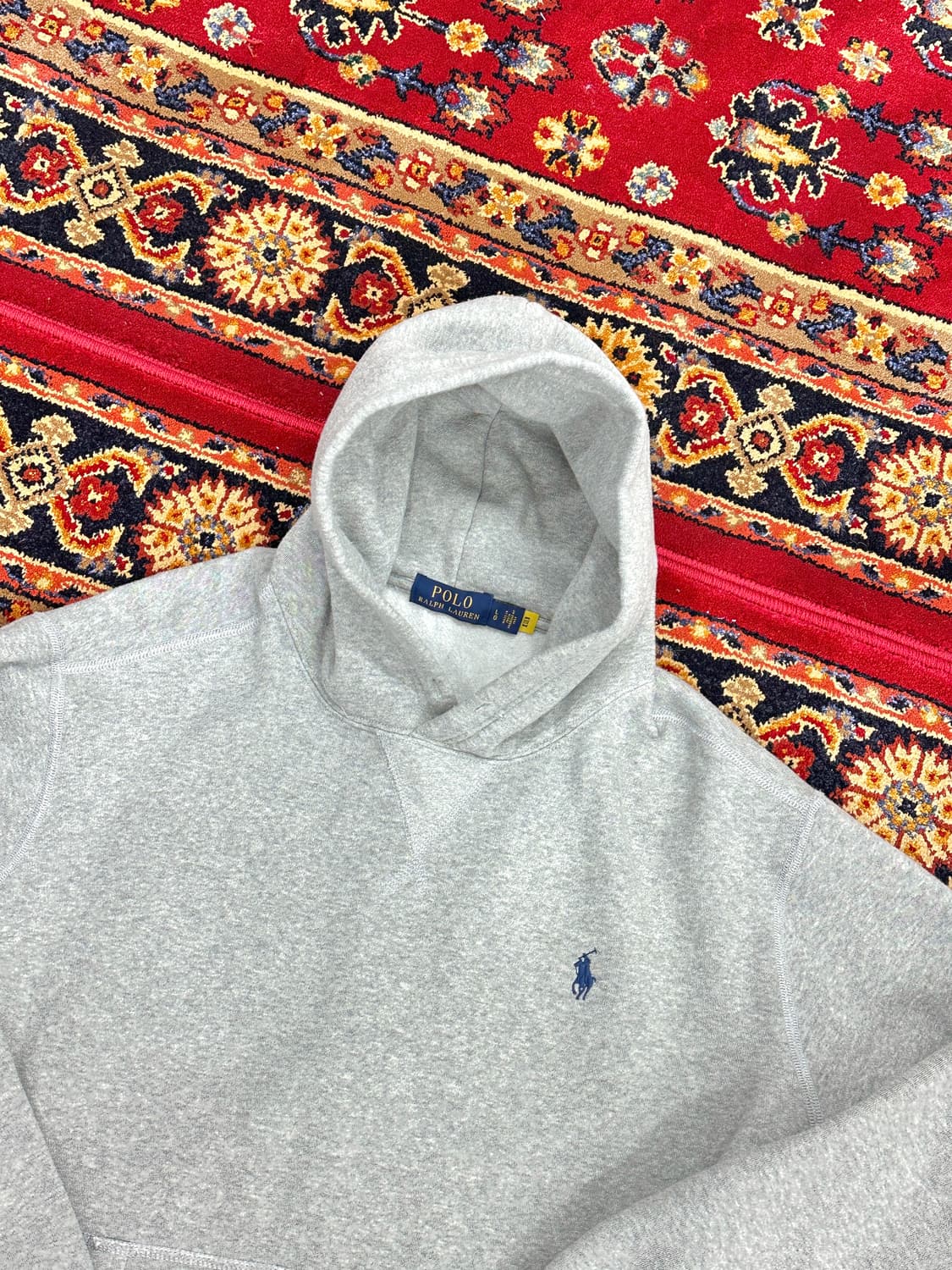 폴로 랄프로렌 후드 그레이 L 상품이미지3