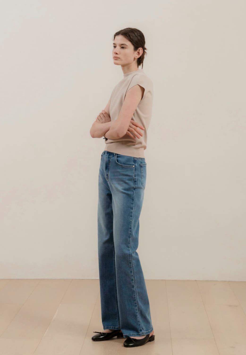 SS 고저스 하프 니트/ pink 상품이미지7