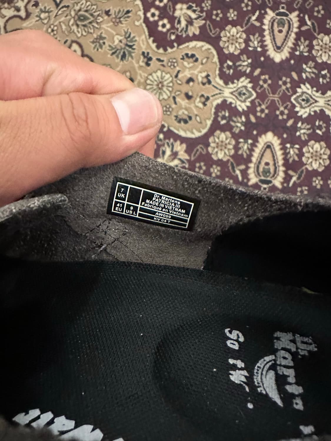 UK7)닥터마틴 패트리샤 메탈릭 그레이 상품이미지4