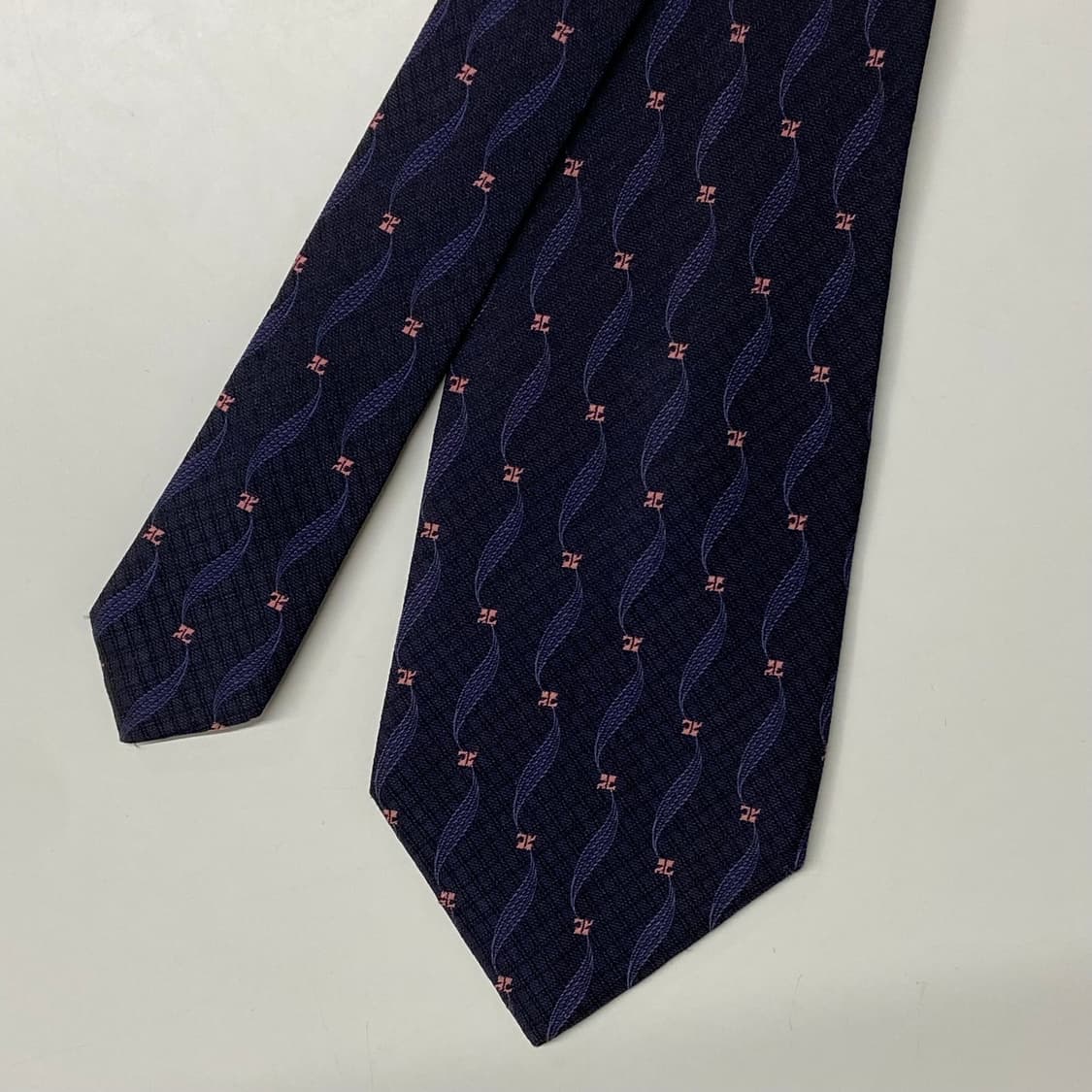 꾸레쥬 정품 명품 모노그램 넥타이 (COURREGES) 상품이미지2