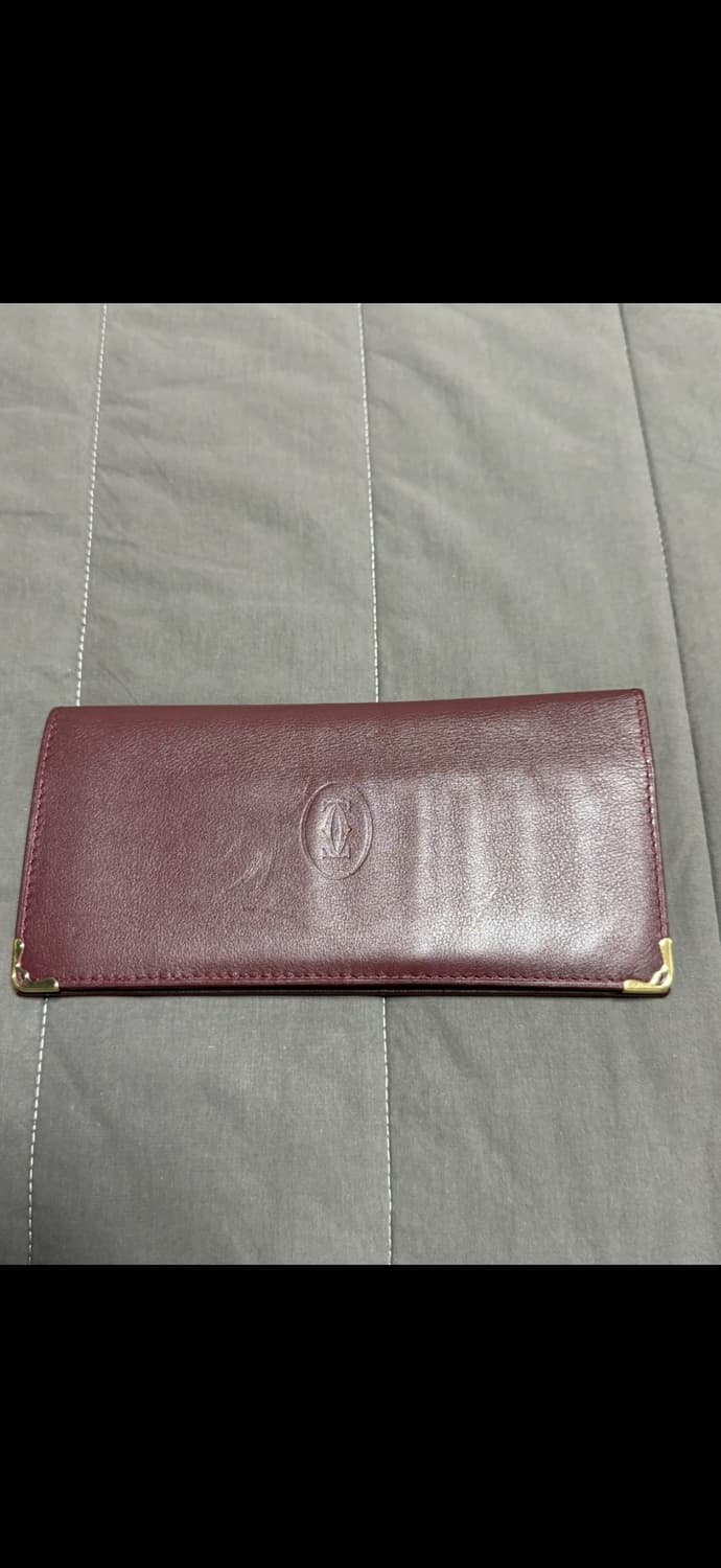까르띠에 버건디 장지갑 단품 상품이미지1