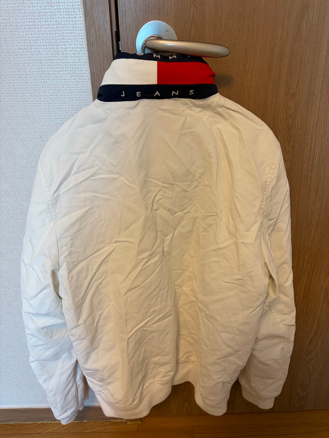 타미 힐피거 타미진스 화이트 바람막이 점퍼 M 상품이미지2