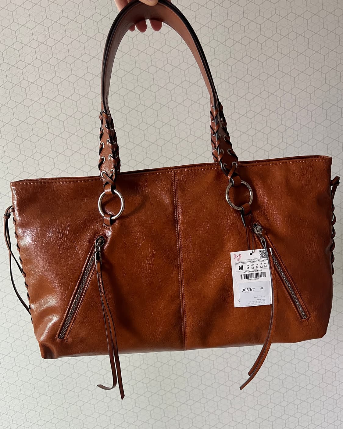 자라 프린지 도트백 6031/610 상품이미지1