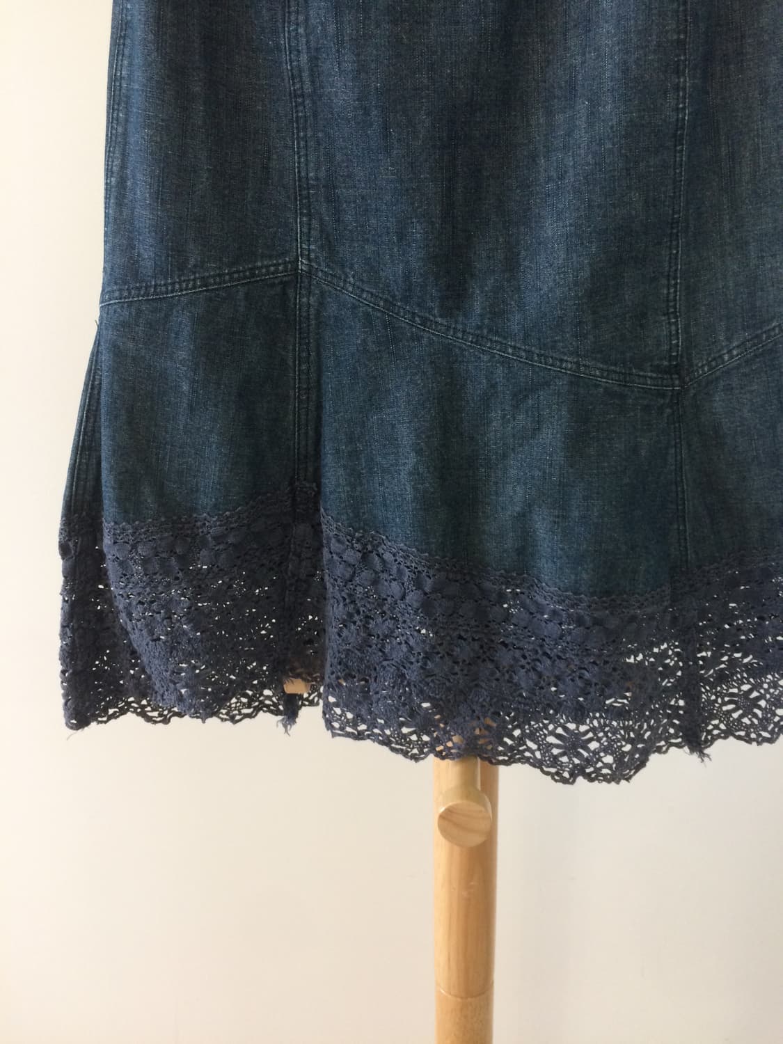 크로쉐 데님 스커트 상품이미지4