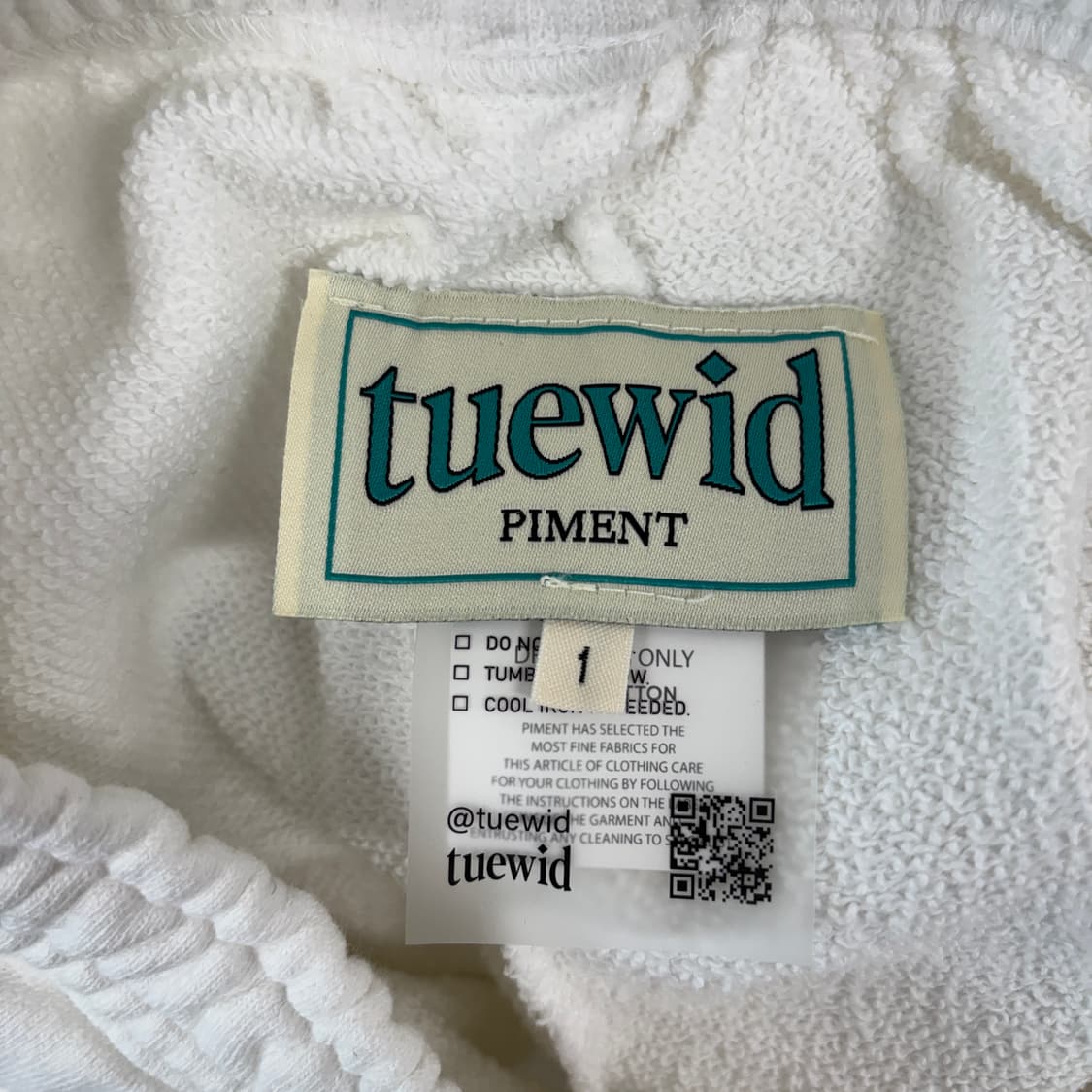 tuewid 트위드 타투 피그먼트 스웻 조거 팬츠 상품이미지7