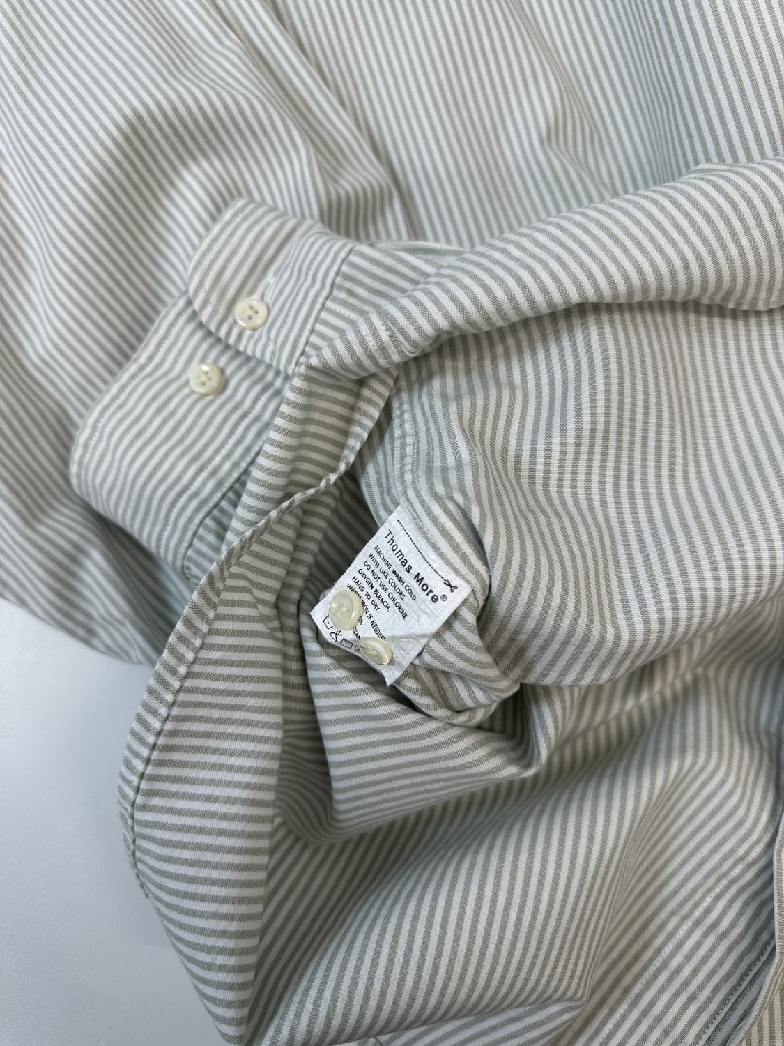 토마스모어 스트라이프 셔츠 xl 상품이미지5