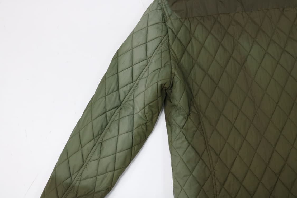 베네통 페이딩 빈티지 퀼팅 양털 후드 자켓 상품이미지6