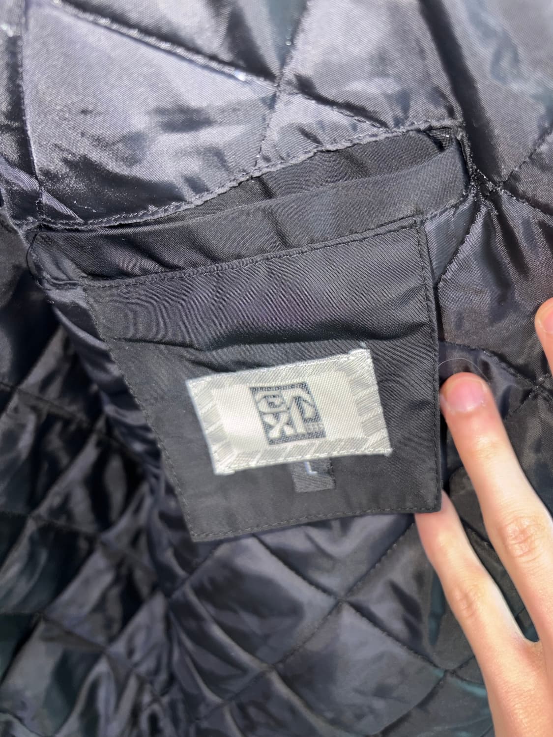 일본풍 빈티지 자수 블랙 항공점퍼 상품이미지3