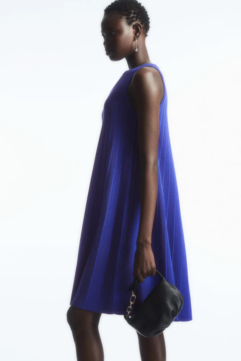 COS 플리티드 A라인 미니 드레스 상품이미지2