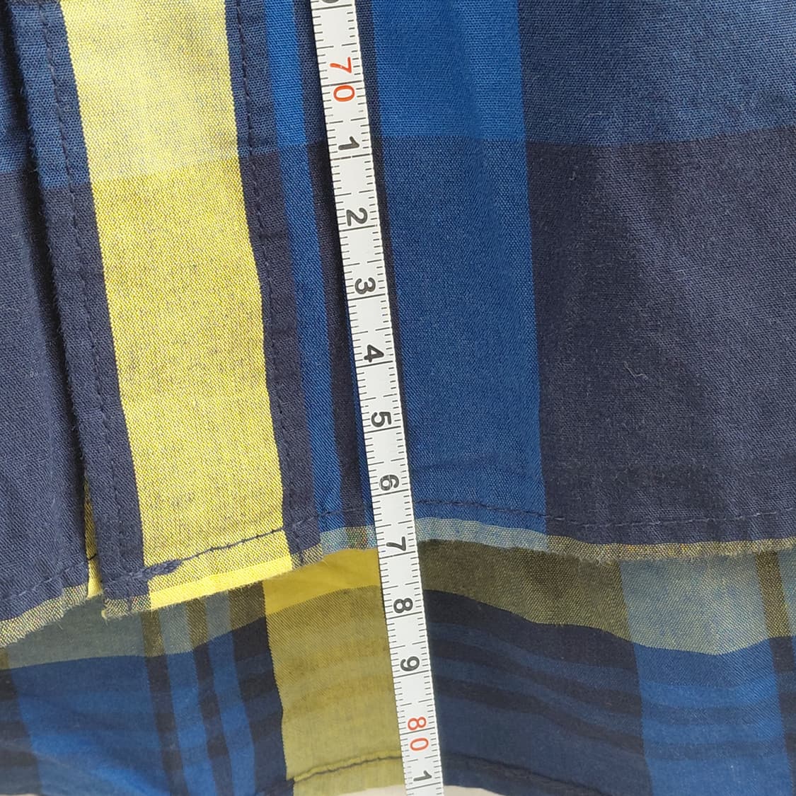 타미진스 코튼 레귤러핏 멀티체크 셔츠 XL 상품이미지7