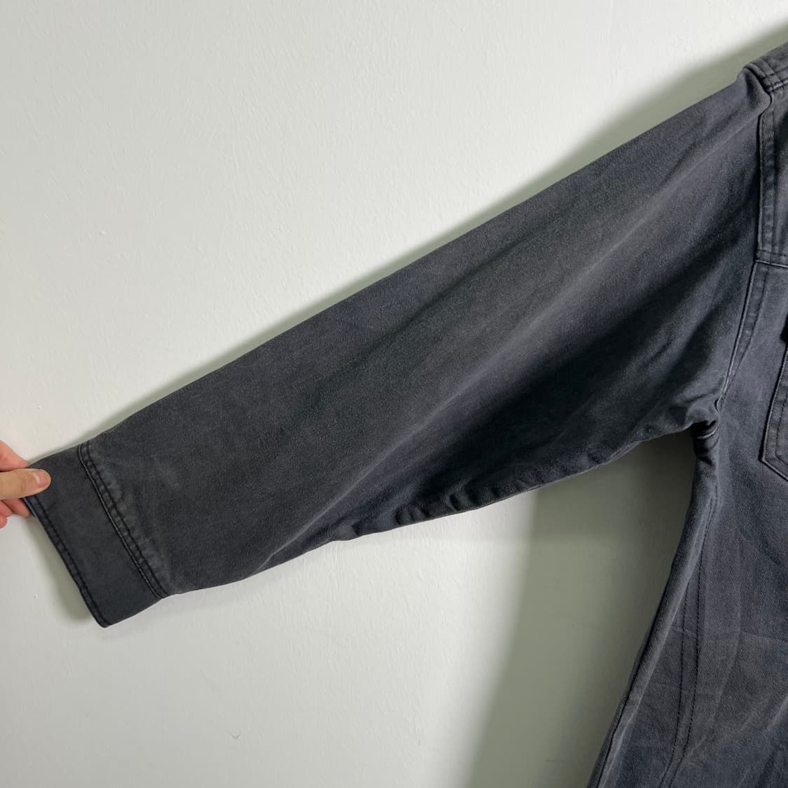 Jawin 자윈 워싱 데님 셔츠 자켓 XL 상품이미지7