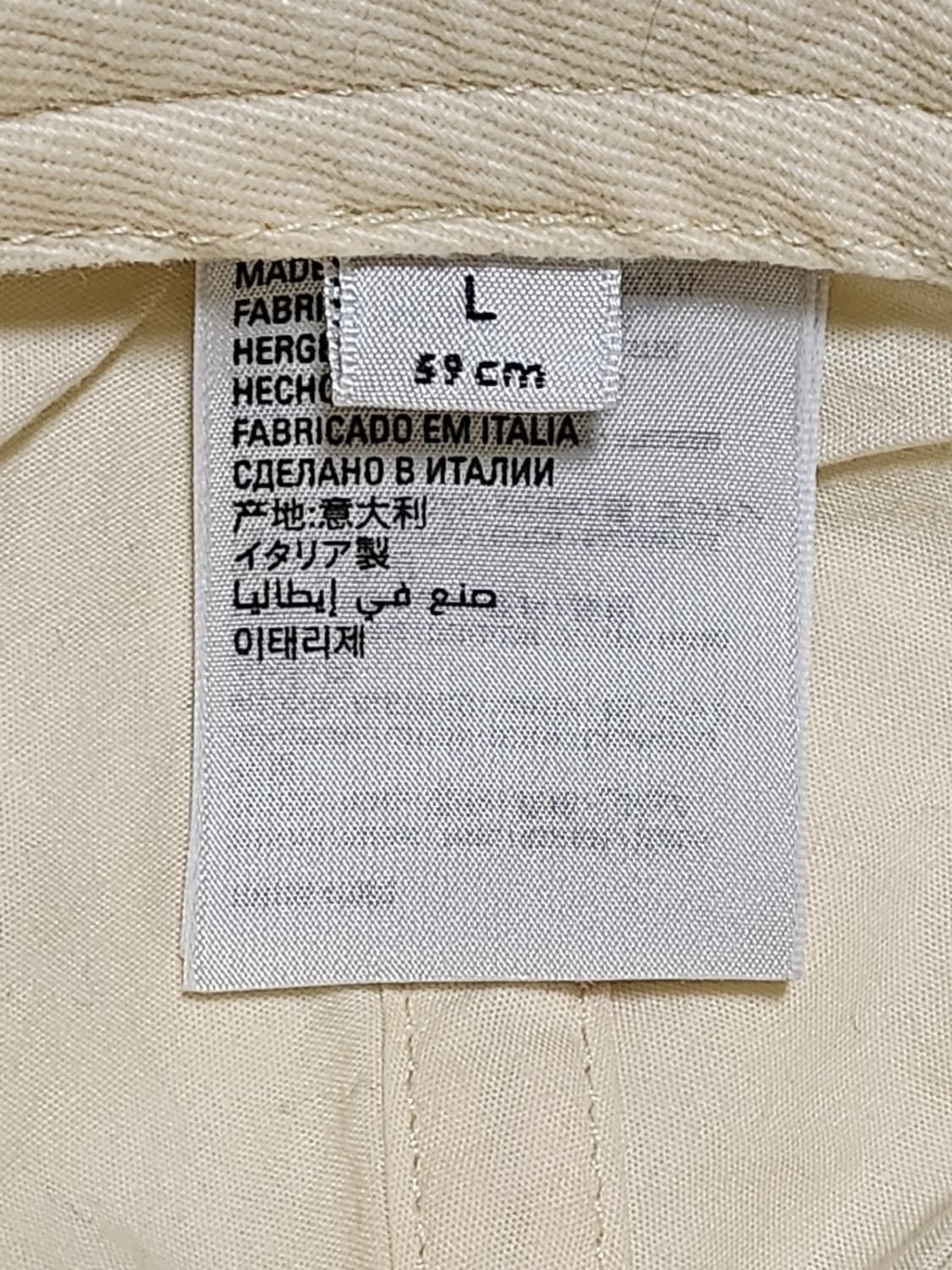 [L] 발렌시아가 크림 코튼 드릴 BB 파리스 볼캡모자 704105 상품이미지7