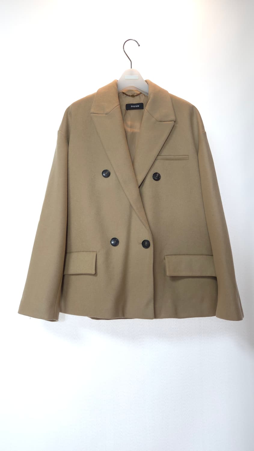 한섬 시스템 2021 캐시미어 블렌딩 울자켓  S 사이즈 상품이미지3