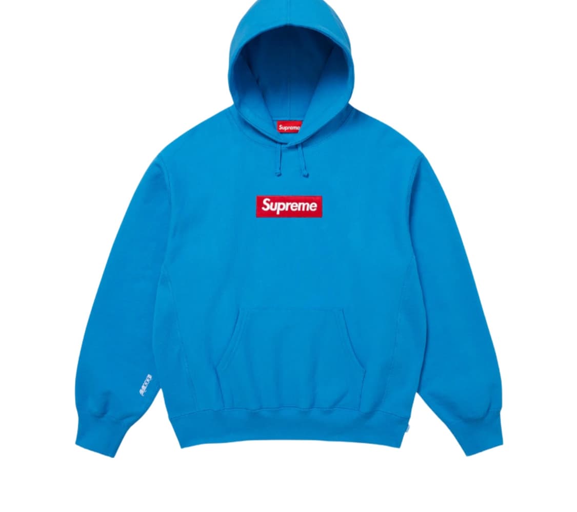 슈프림 박스 로고 후드 스웨트셔츠 시안 - 25FW 상품이미지1