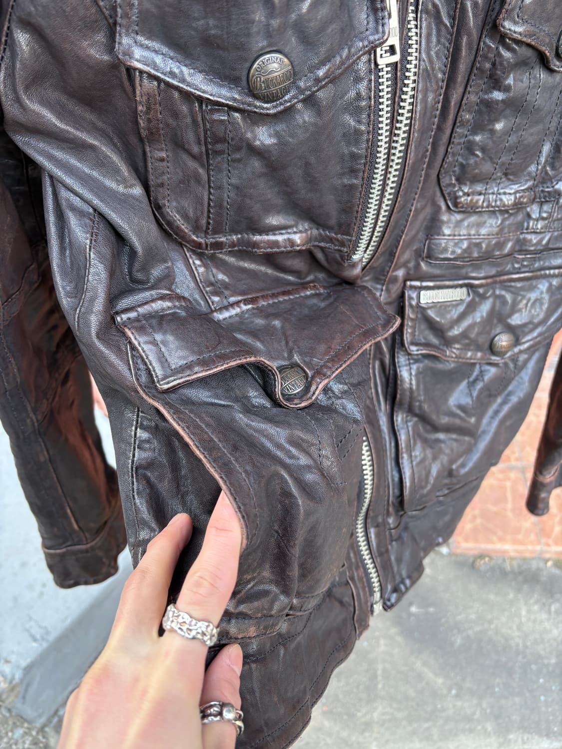 Buckaroo 양가죽 자켓 상품이미지3