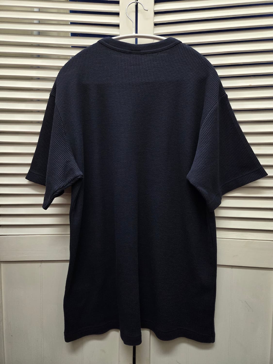 챔피온 네이비 와플 티셔츠 상품이미지4