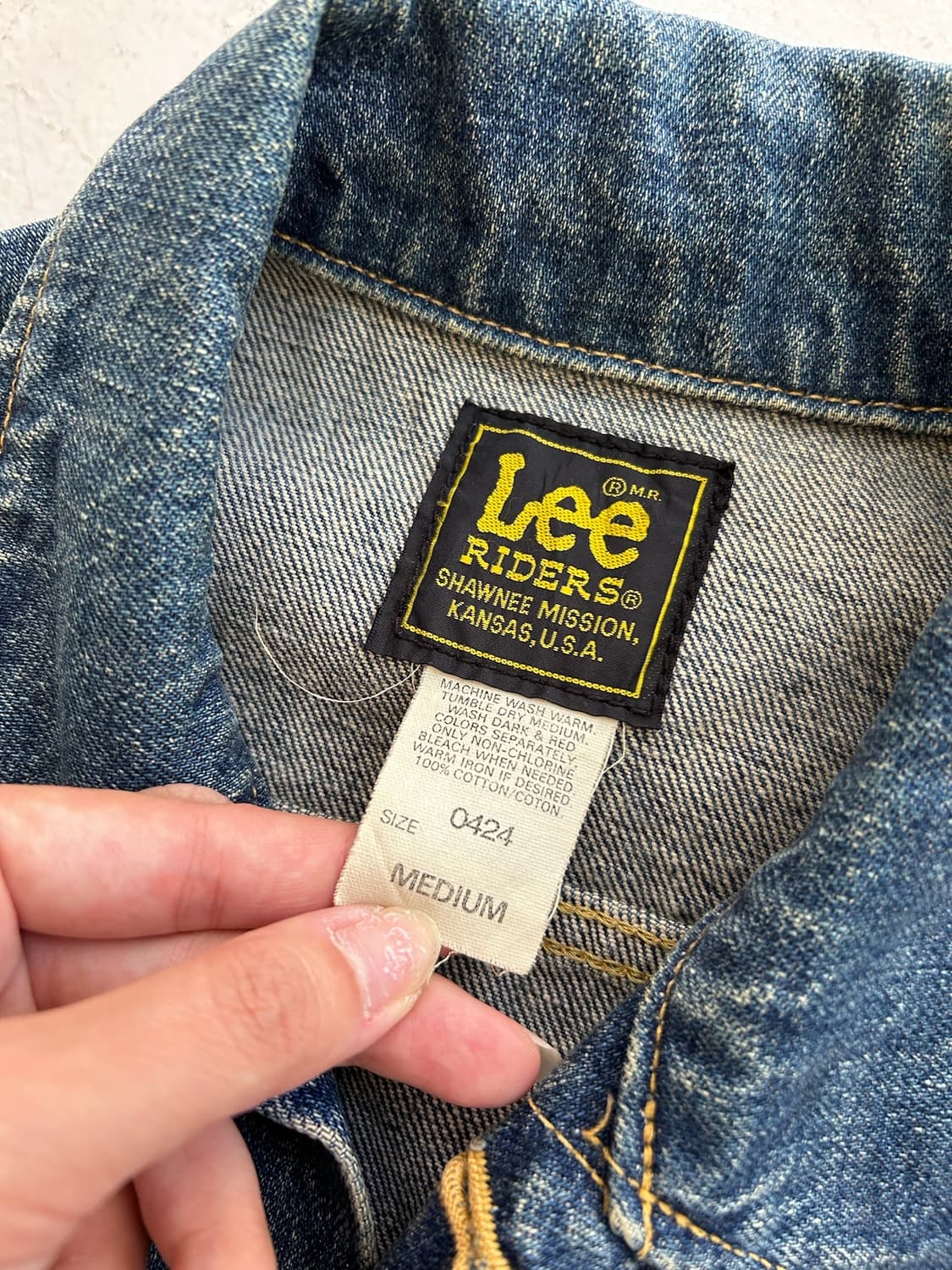 80-90's Lee Riders 0424 Denim Jacket. 상품이미지6