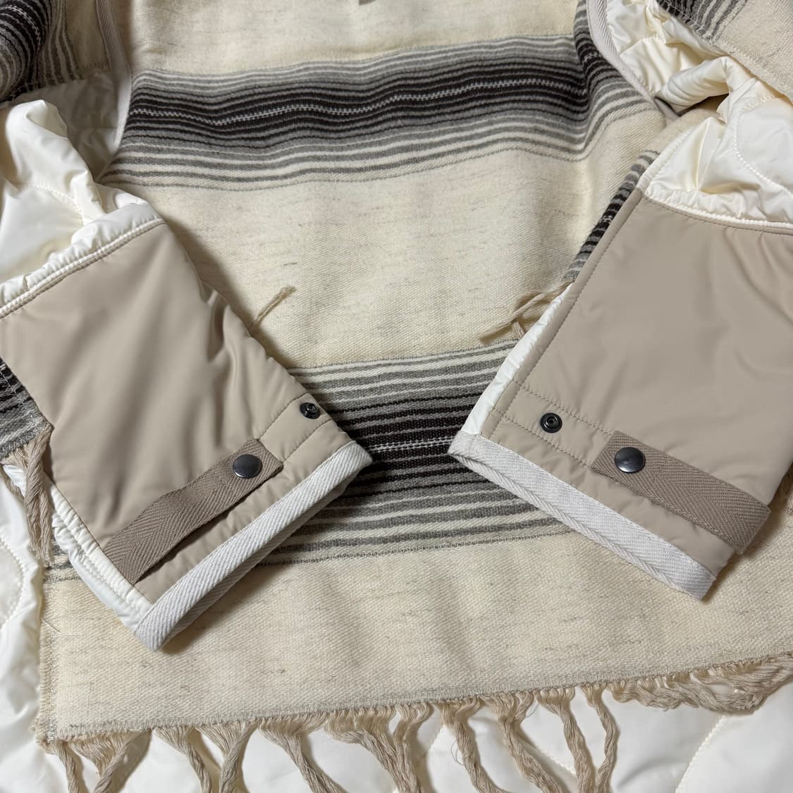 [XS]준야와타나베 자미로콰이 22AW 자미로콰이 니트도킹 라이너 파카 상품이미지7